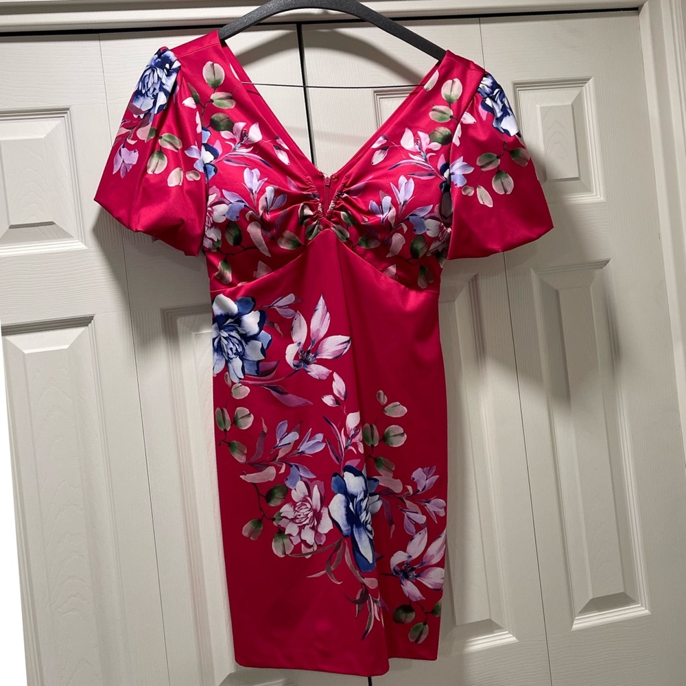 Guess Pink Floral Dress Size:12